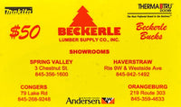 GIFTCARD Beckerle Lumber gift card