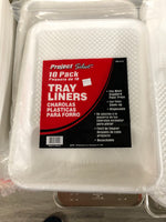 LIRM4110 Linzer Plastic Tray Liners 10-Pack
